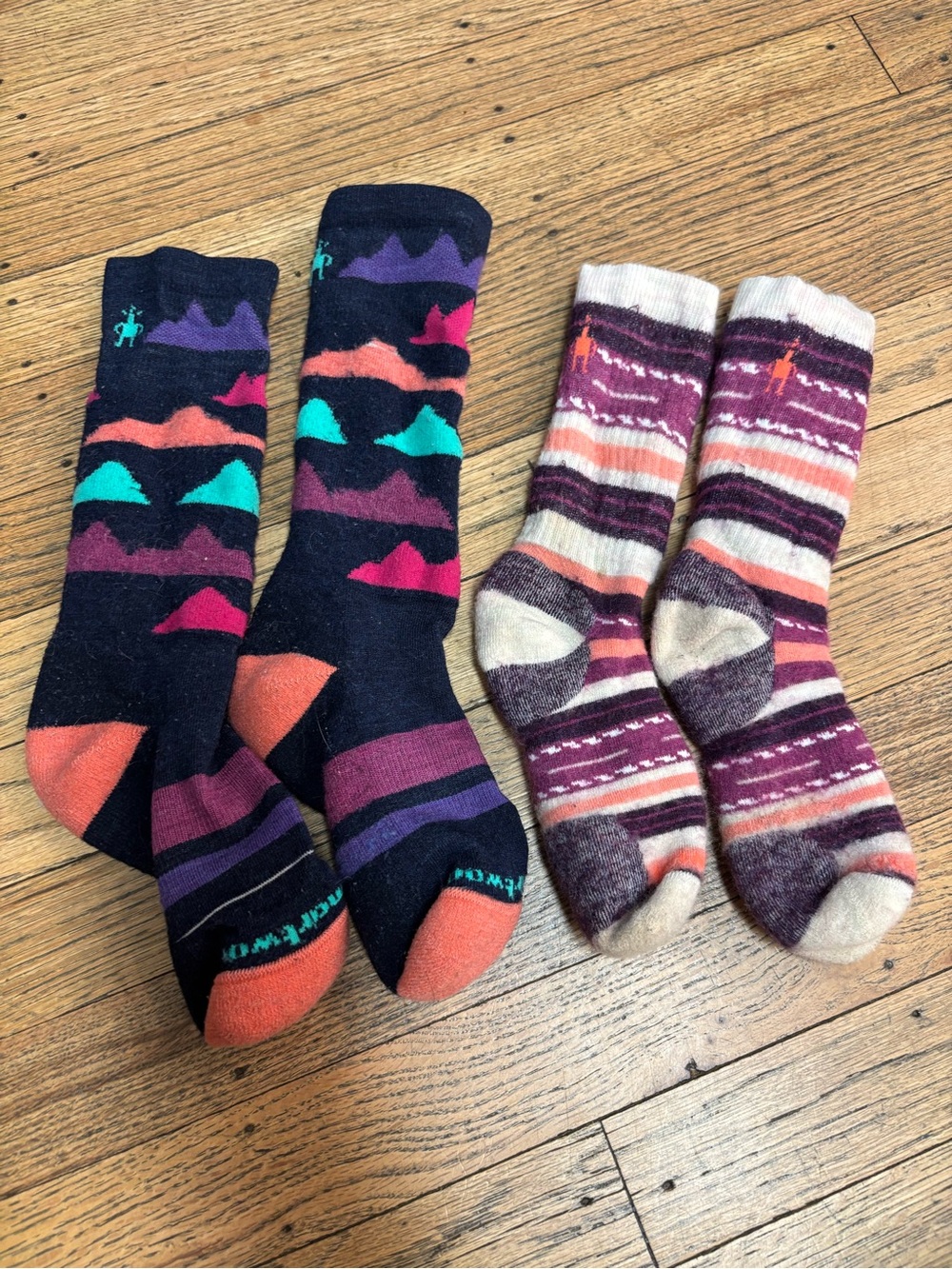 Kids Smartwool Crew Socks - 2 pair